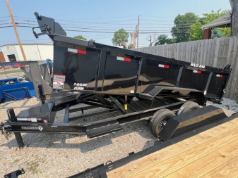 New 2026 Diamond T 83x16 14K Scissor w/ Hydraulic Jack 36" Sides Dump Trailer