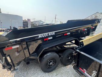 New 2025 Diamond T 83X14 14K Scissor w/ Hydraulic Jack Dump Trailer