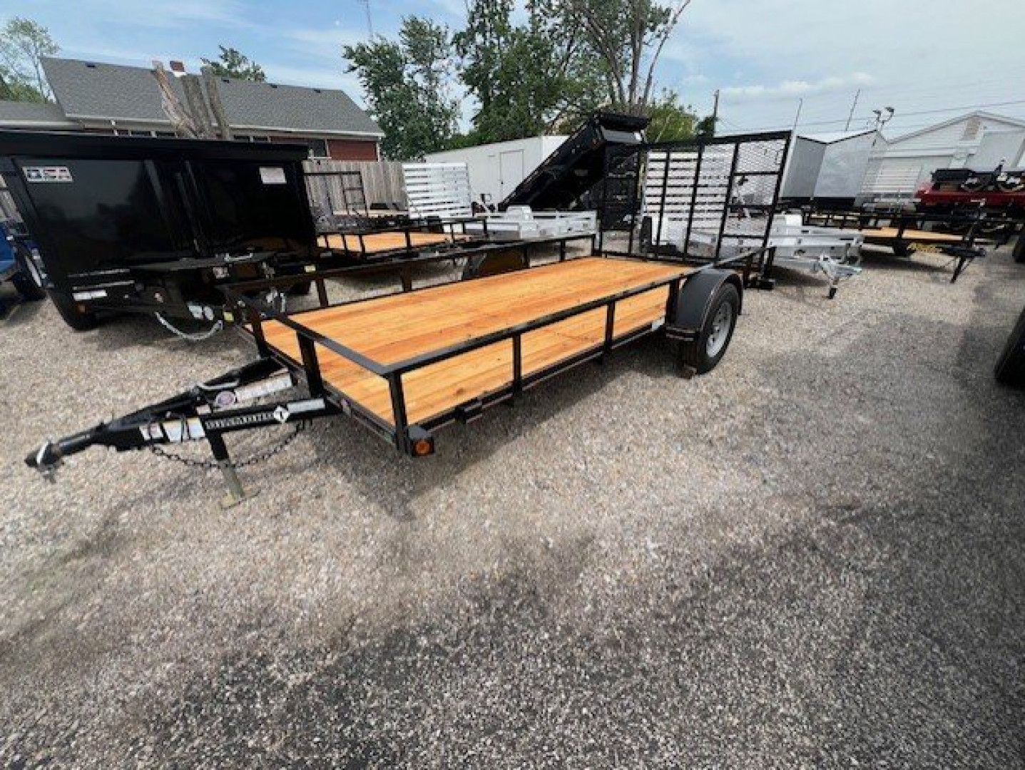 New 2025 Diamond T 83X14 3K Utility Trailer