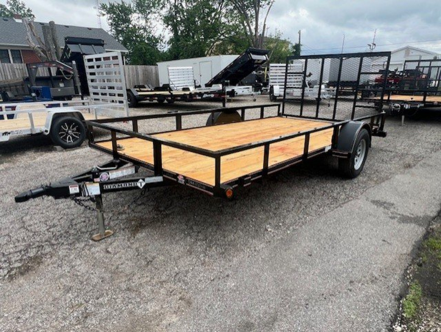 New 2025 Diamond T 83X14 3K Utility Trailer