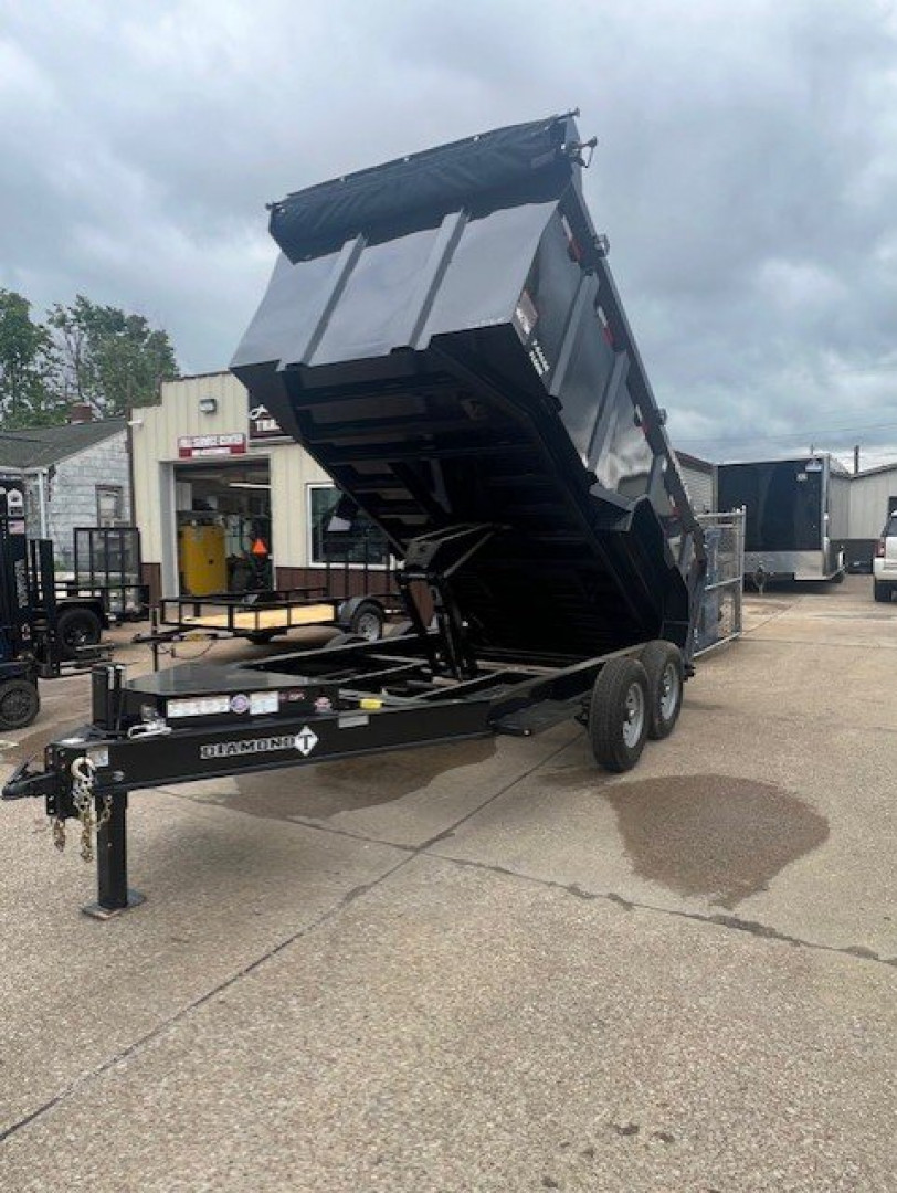 New 2025 Diamond T 83x14 14K High Side Dump Trailer