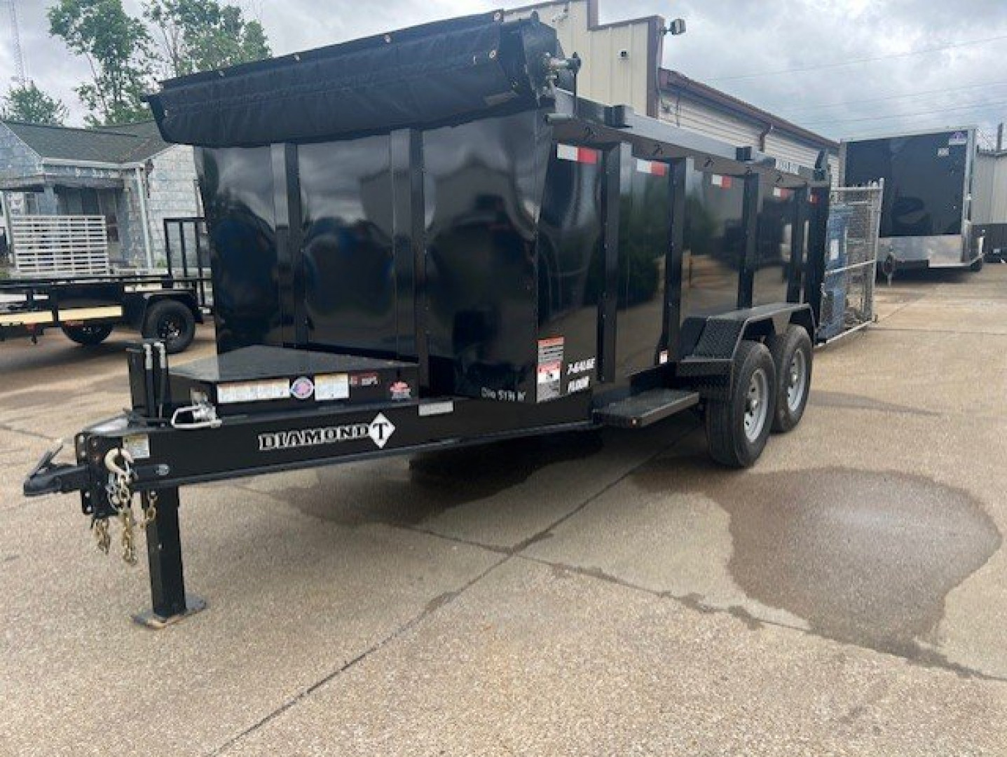 New 2025 Diamond T 83x14 14K High Side Dump Trailer
