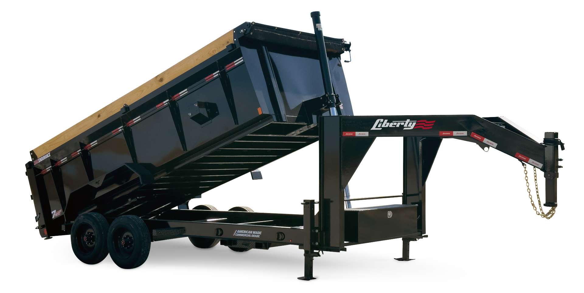 New 2026 Liberty 83X16 16K High Side Gooseneck Dump Trailer