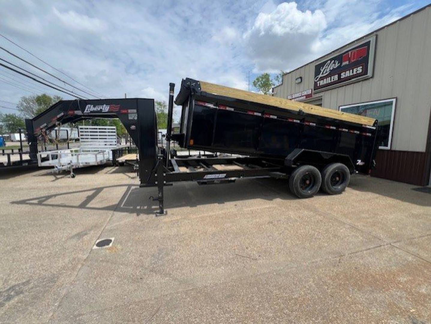 New 2026 Liberty 83X16 16K High Side Gooseneck Dump Trailer