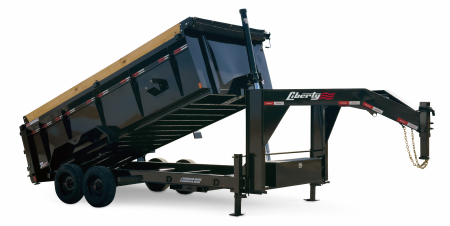 New 2026 Liberty 83X16 16K High Side Gooseneck Dump Trailer