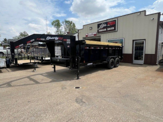 New 2026 Liberty 83X16 16K High Side Gooseneck Dump Trailer