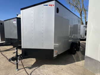 New 2025 Bravo Hero 7x14 7K Rated 7' Tall Midnight Package