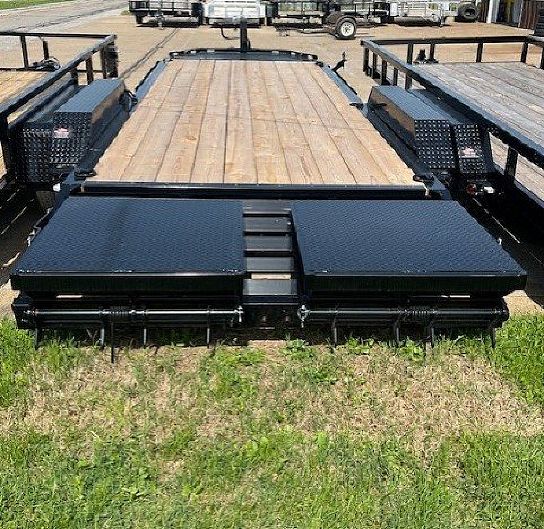 New 2025 Liberty 83X20 (17+3) 14K Rated Equipment Trailer w/ Monster Ramps