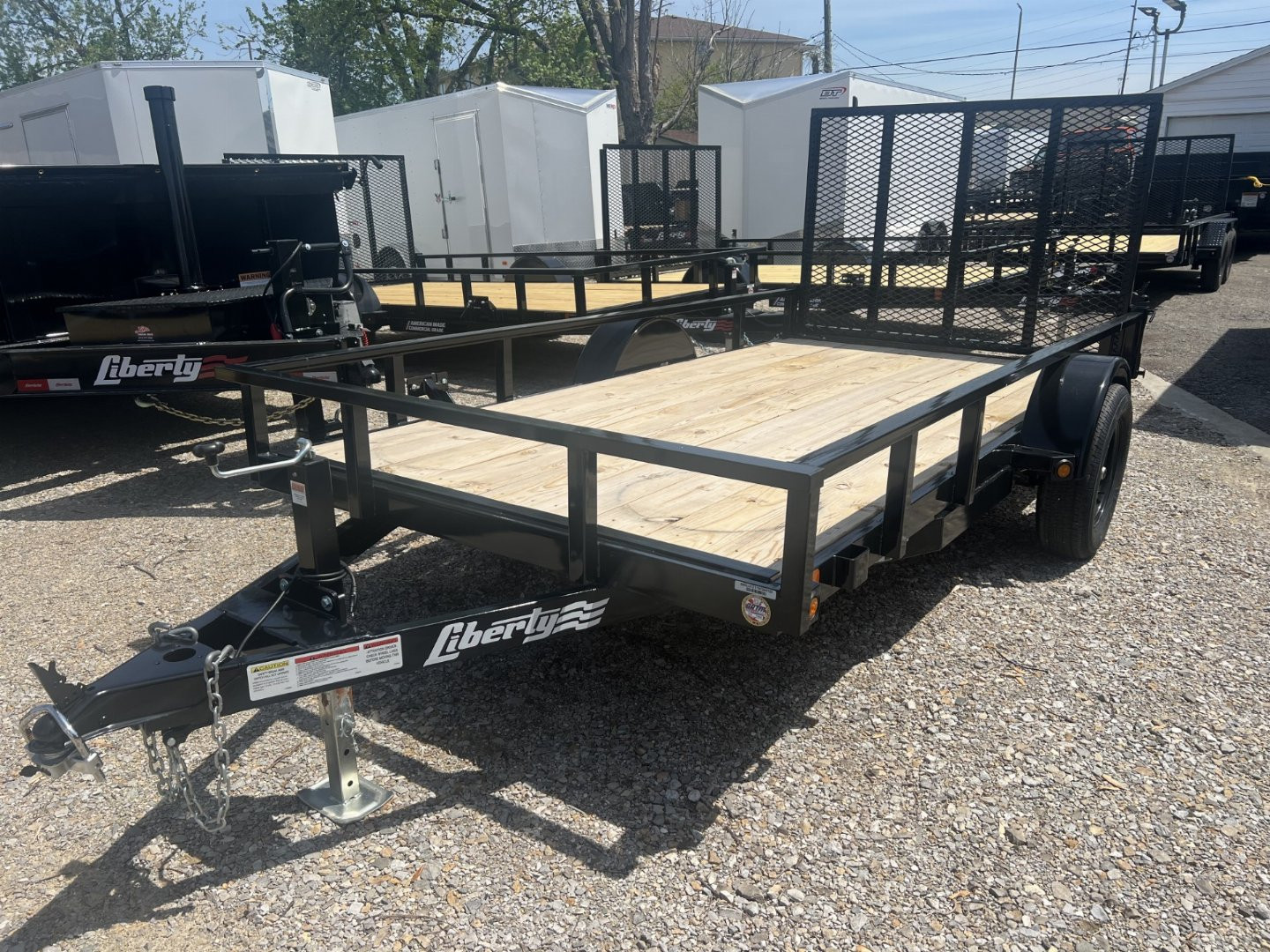 New 2026 Liberty 72X12 3K Rated Utility Trailer