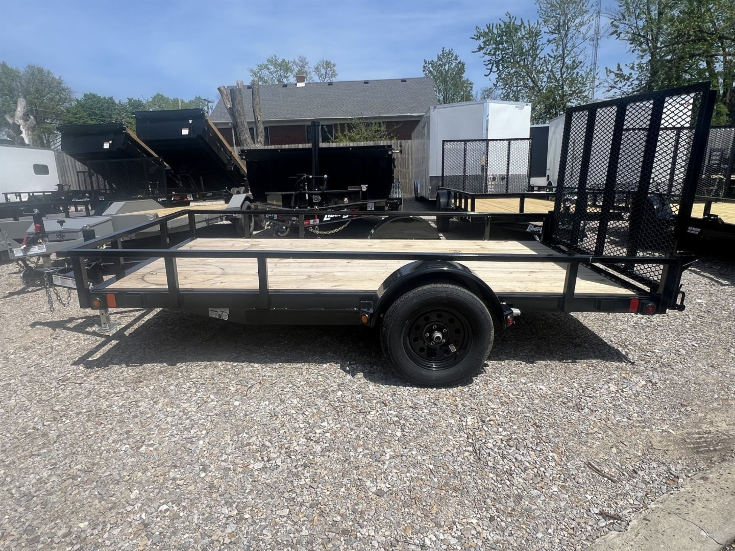 New 2026 Liberty 72X12 3K Rated Utility Trailer