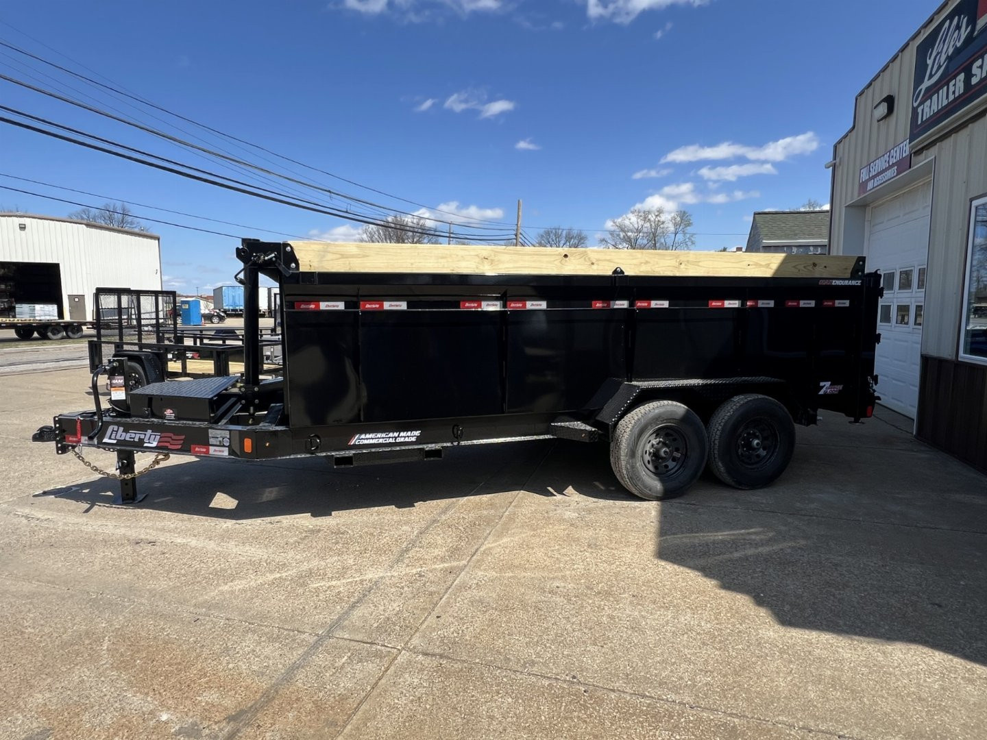 New 2026 Liberty Trailers 83x16 Highside Dump 14K rated Telescopic w/ Spare