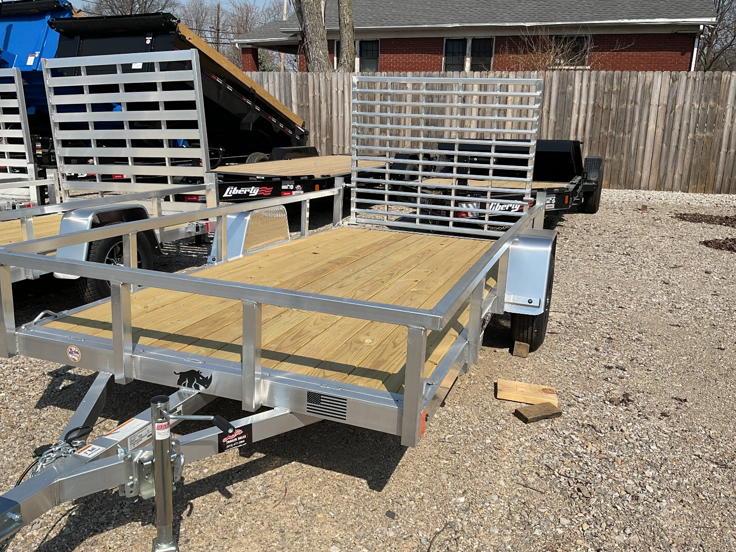 New 2025 Black Rhino EX Utility 6x12 Utility Trailer