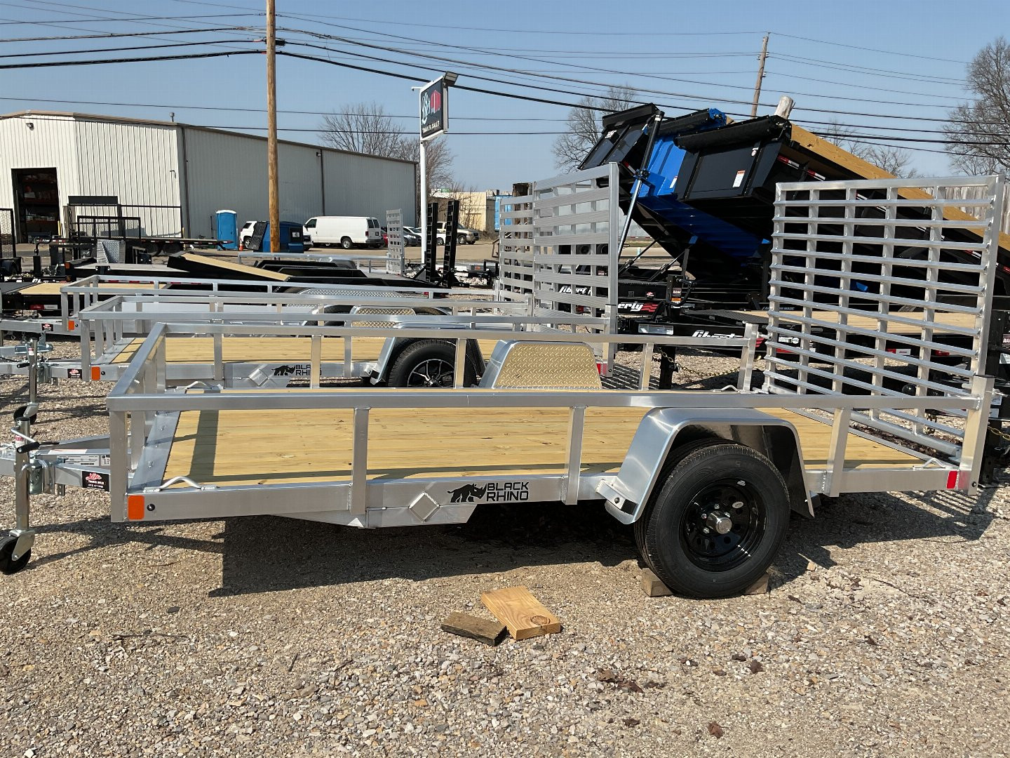 New 2025 Black Rhino EX Utility 6x12 Utility Trailer