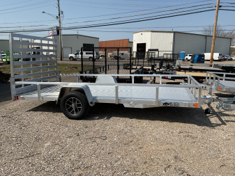 New 2025 Black Rhino 7x14 Aluminum Landscape Trailer