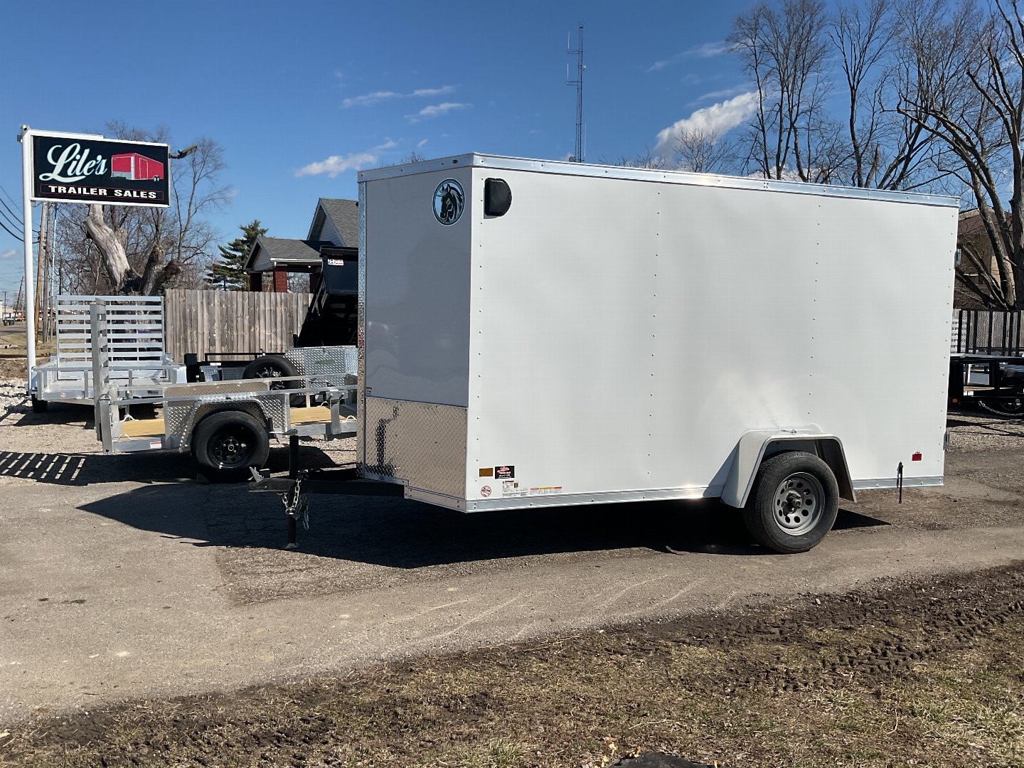 New 2025 Darkhorse 6x12 6'6" Tall 2500 w/Double Doors