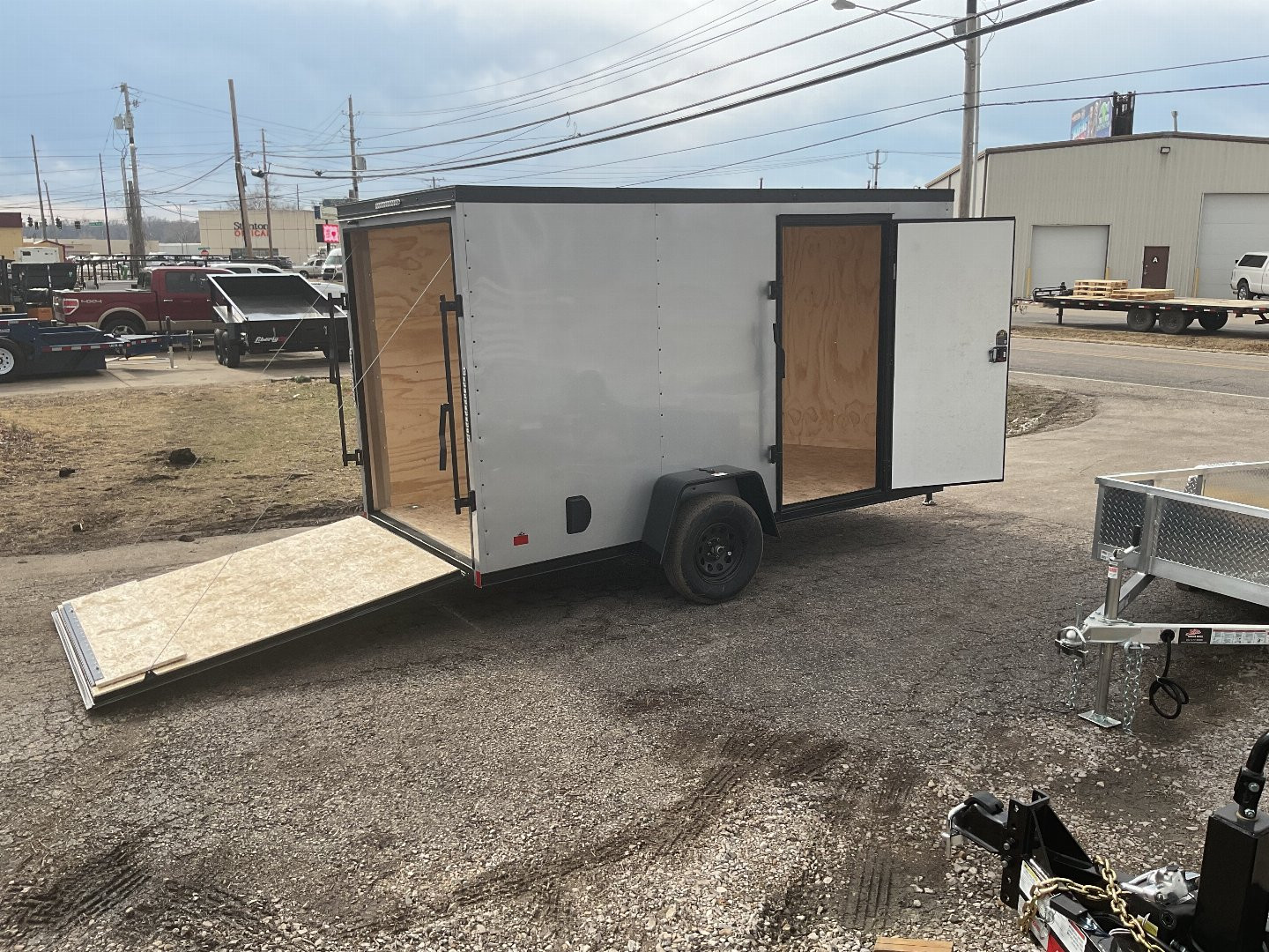 New 2025 Darkhorse 6X12 6'6" Tall 2500 Series Blackout