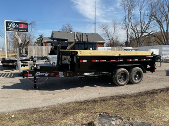 New 2025 Liberty Trailers 83X14 Dump 14K Rated Telescopic Lift