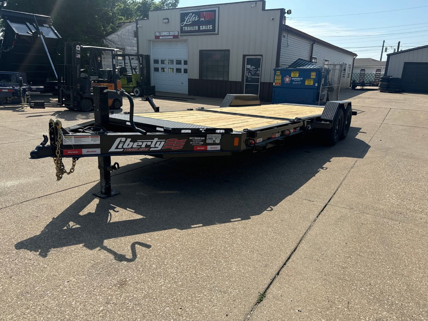 New 2025 Liberty Trailers 83x22 (16+6) 14k Rated Split Deck