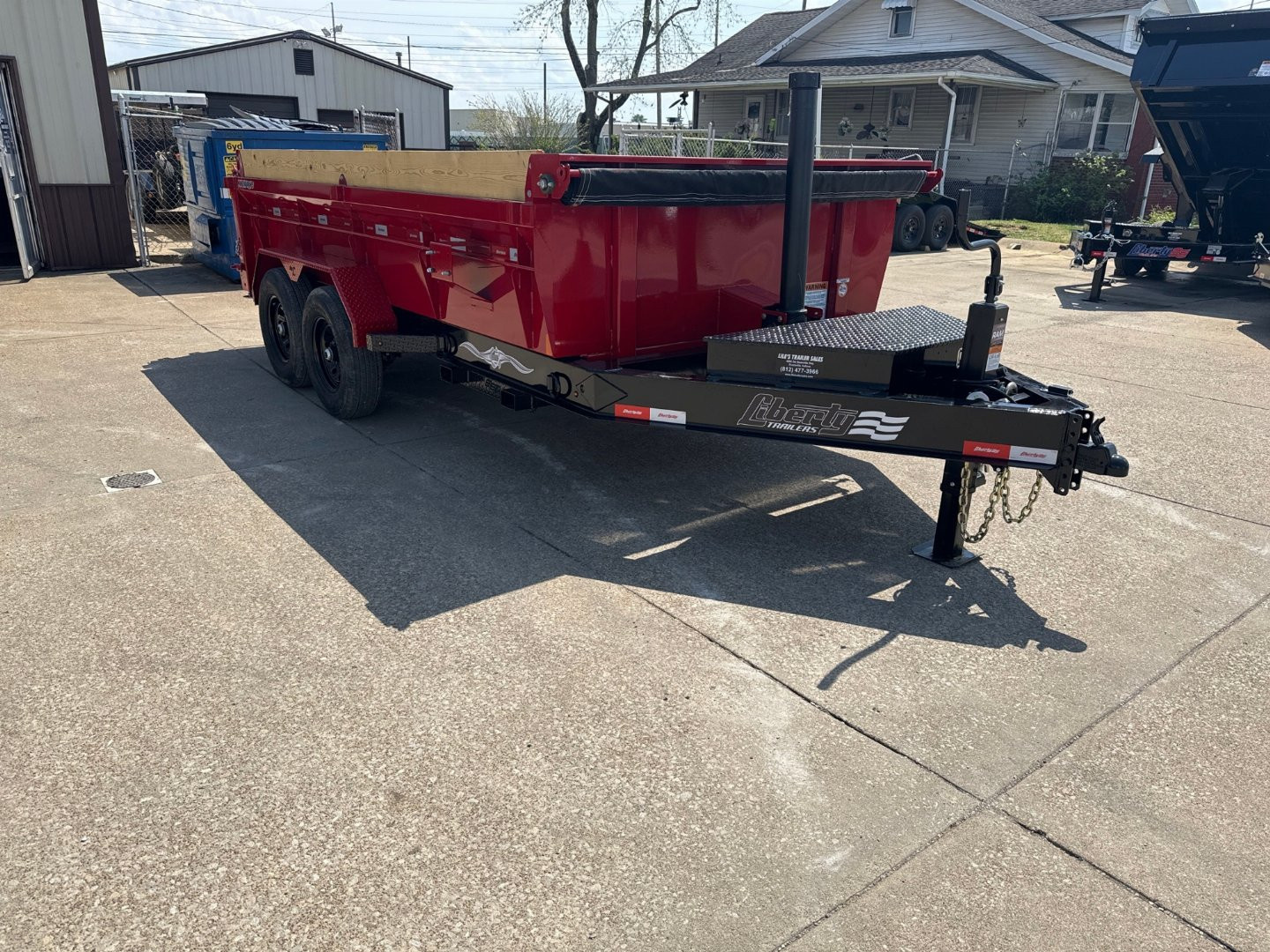 New 2025 Liberty Trailers 83x14 Dump 14k Rated Telescopic