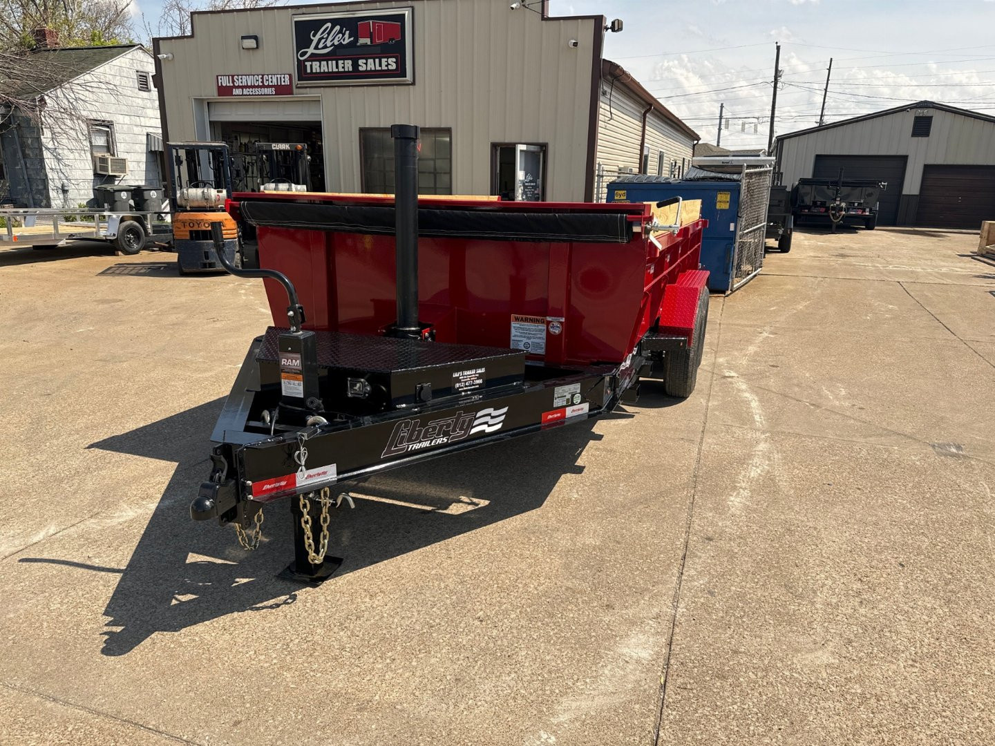 New 2025 Liberty Trailers 83x14 Dump 14k Rated Telescopic