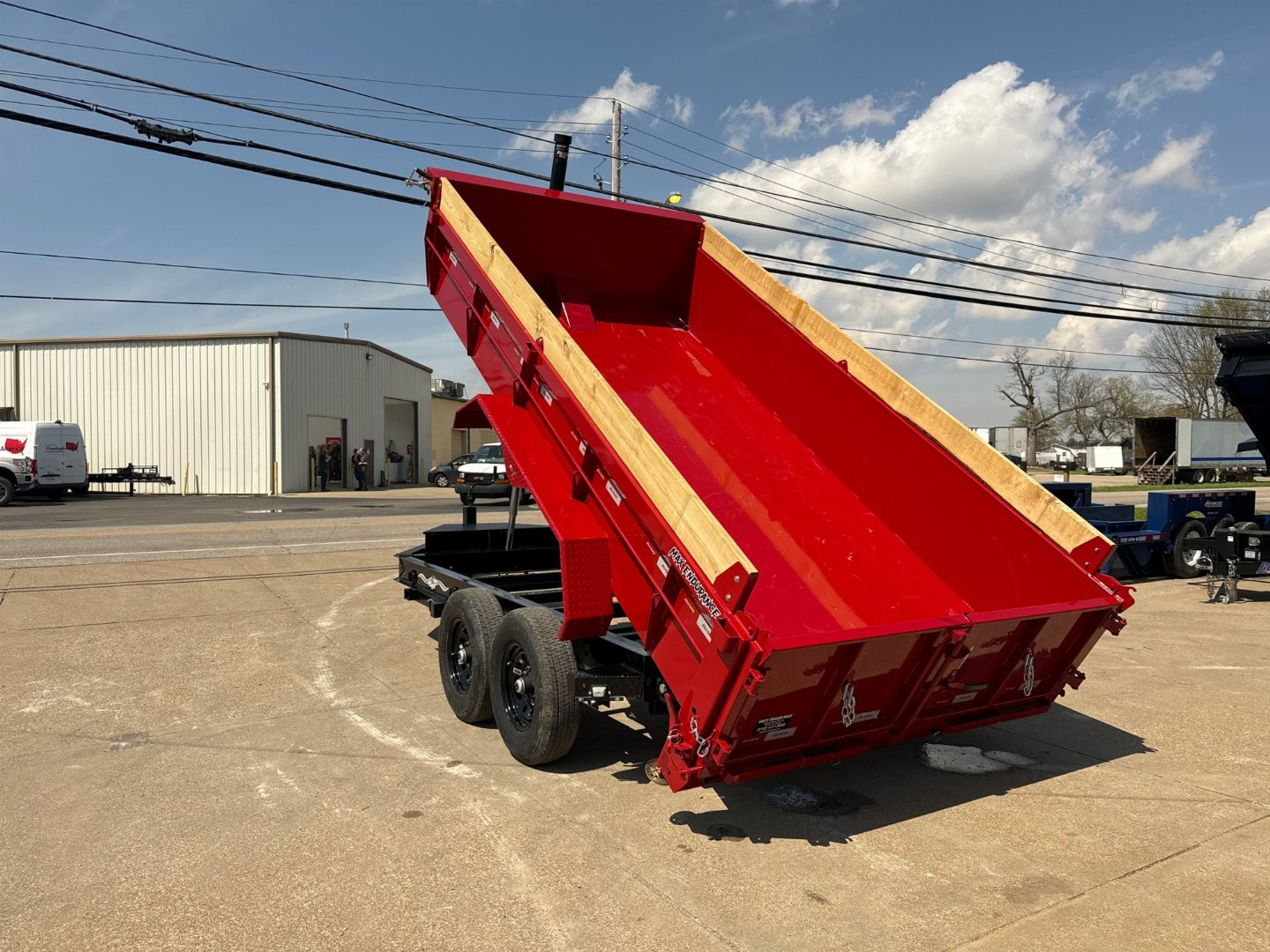 New 2025 Liberty Trailers 83x14 Dump 14k Rated Telescopic