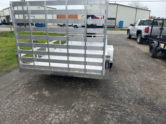 New 2025 BLACK RHINO 7x14 Landscape Aluminum Floor Landscape Trailer