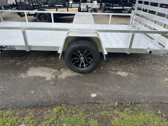New 2025 BLACK RHINO 7x14 Landscape Aluminum Floor Landscape Trailer