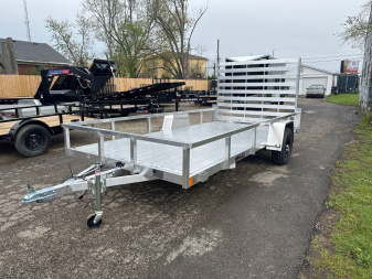 New 2025 BLACK RHINO 7x14 Landscape Aluminum Floor Landscape Trailer