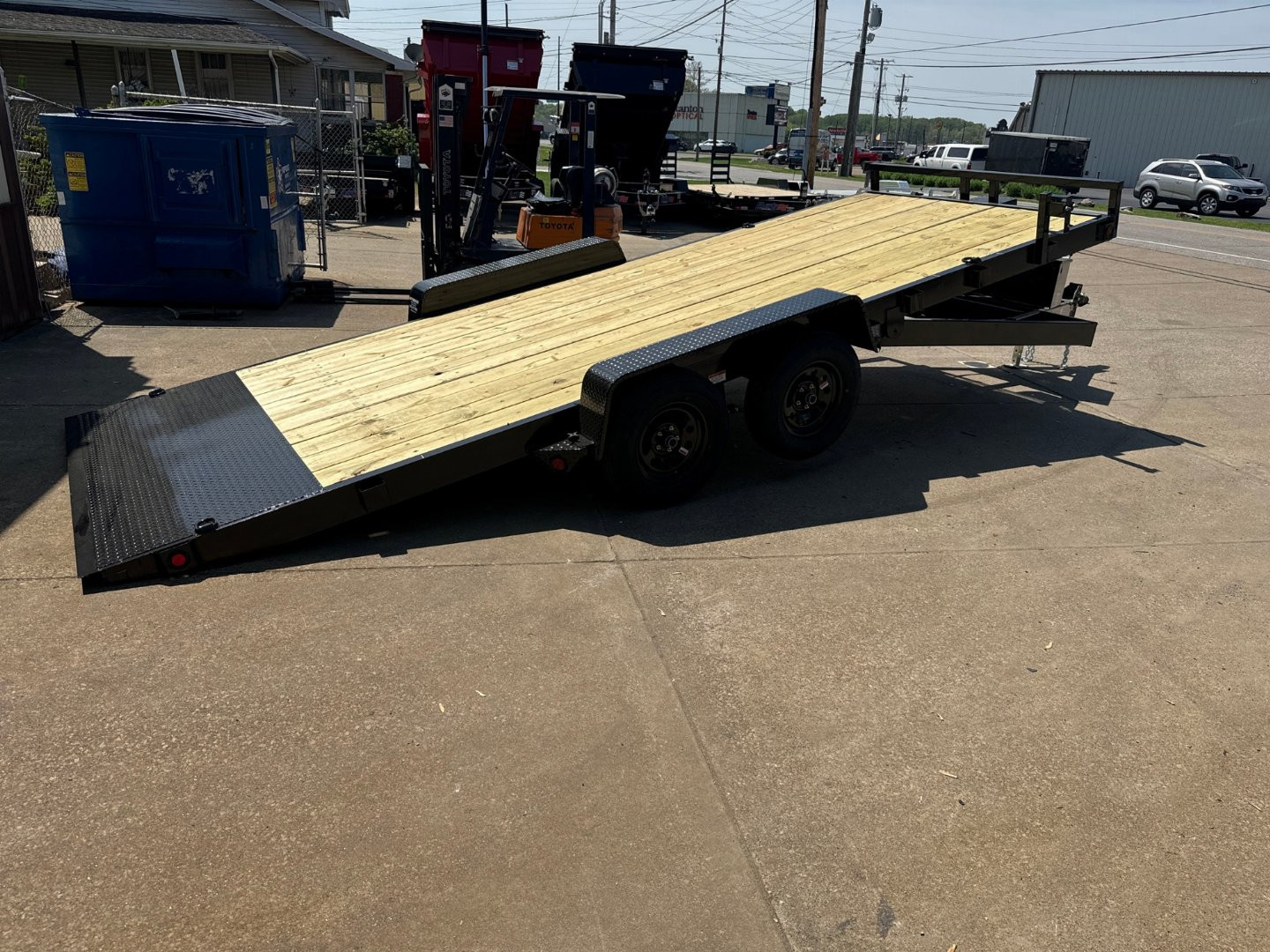 New 2025 Quality Steel 83x18 Power Tilt Car Hauler