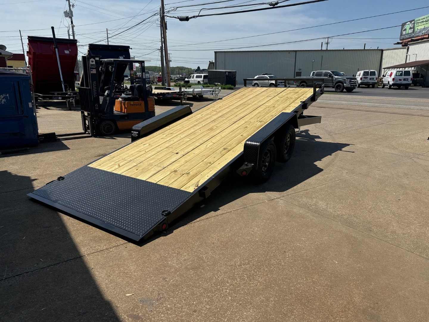 New 2025 Quality Steel 83x18 Power Tilt Car Hauler