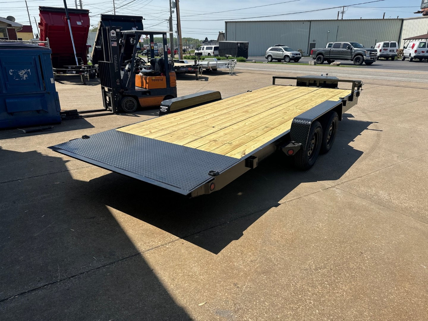 New 2025 Quality Steel 83x18 Power Tilt Car Hauler