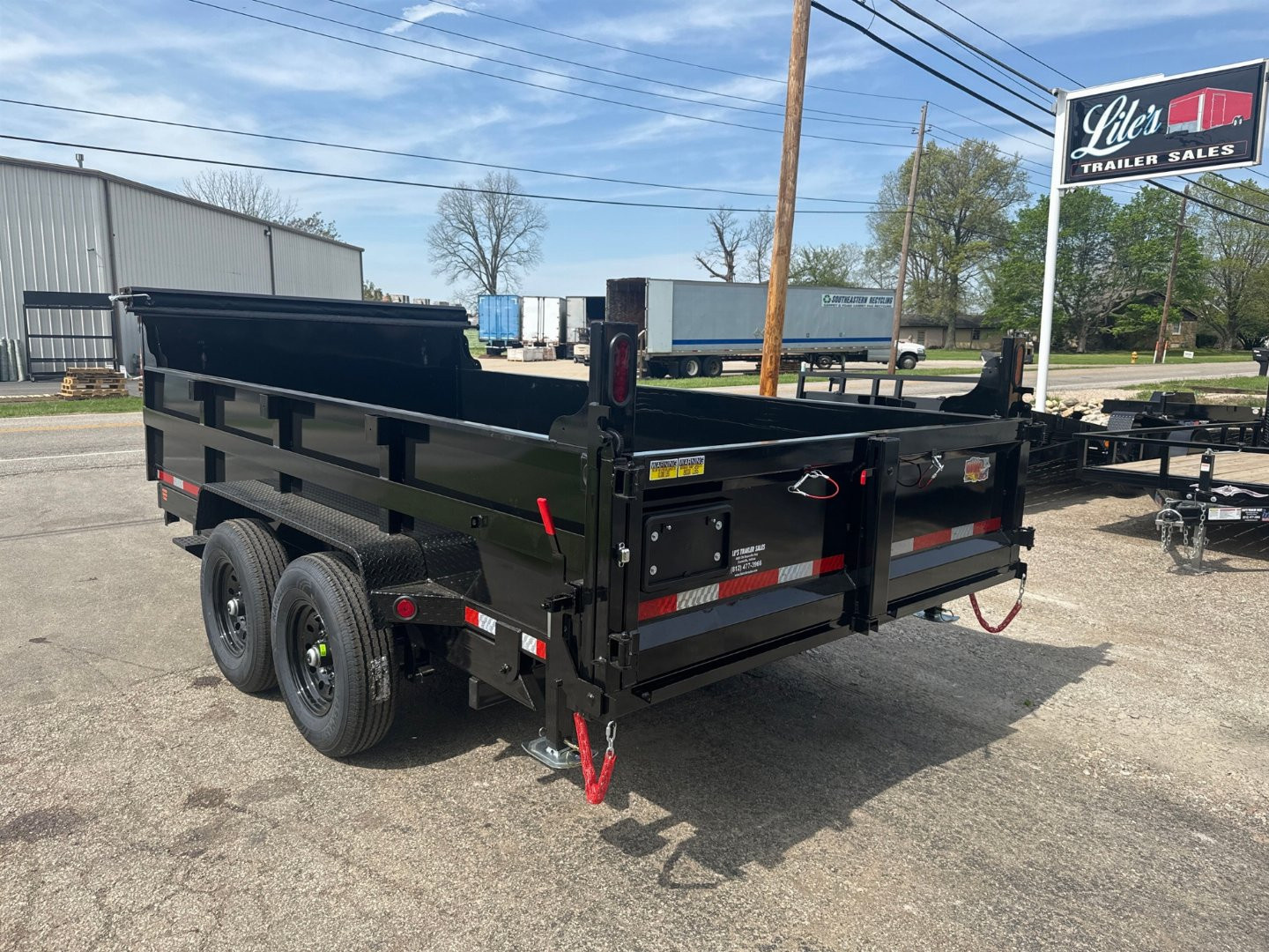 New 2025 Dump & Go 83x14 Dump 14k Rated Telescopic