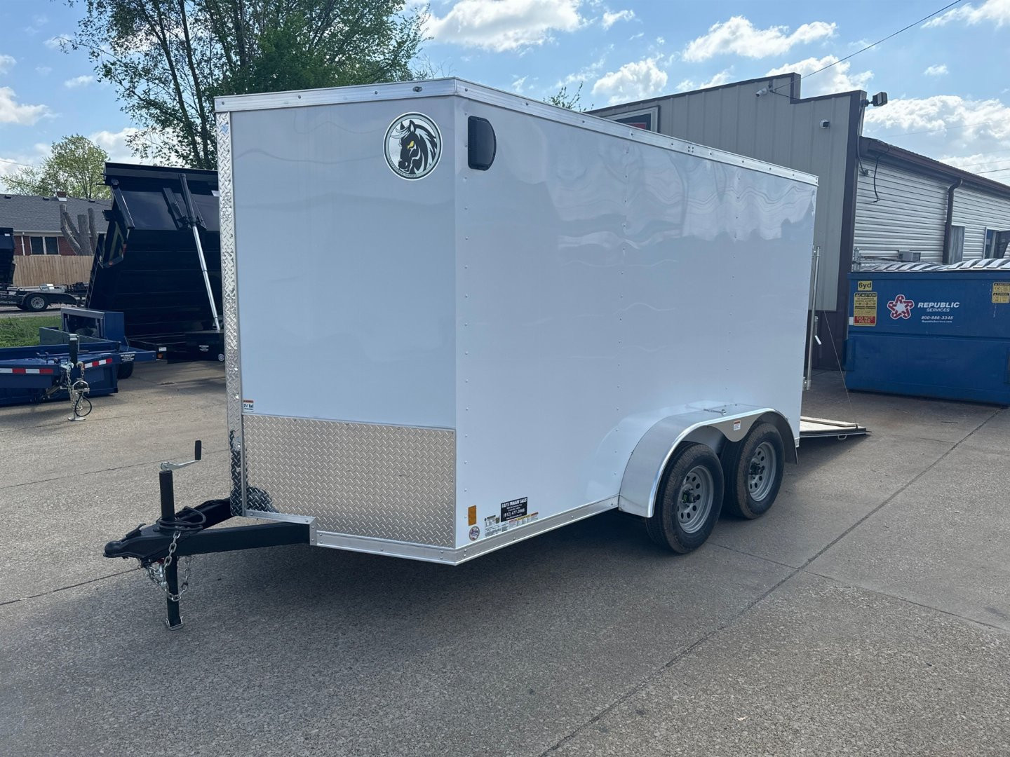 New 2025 Darkhorse 7x12 2500 Series 7k Rated