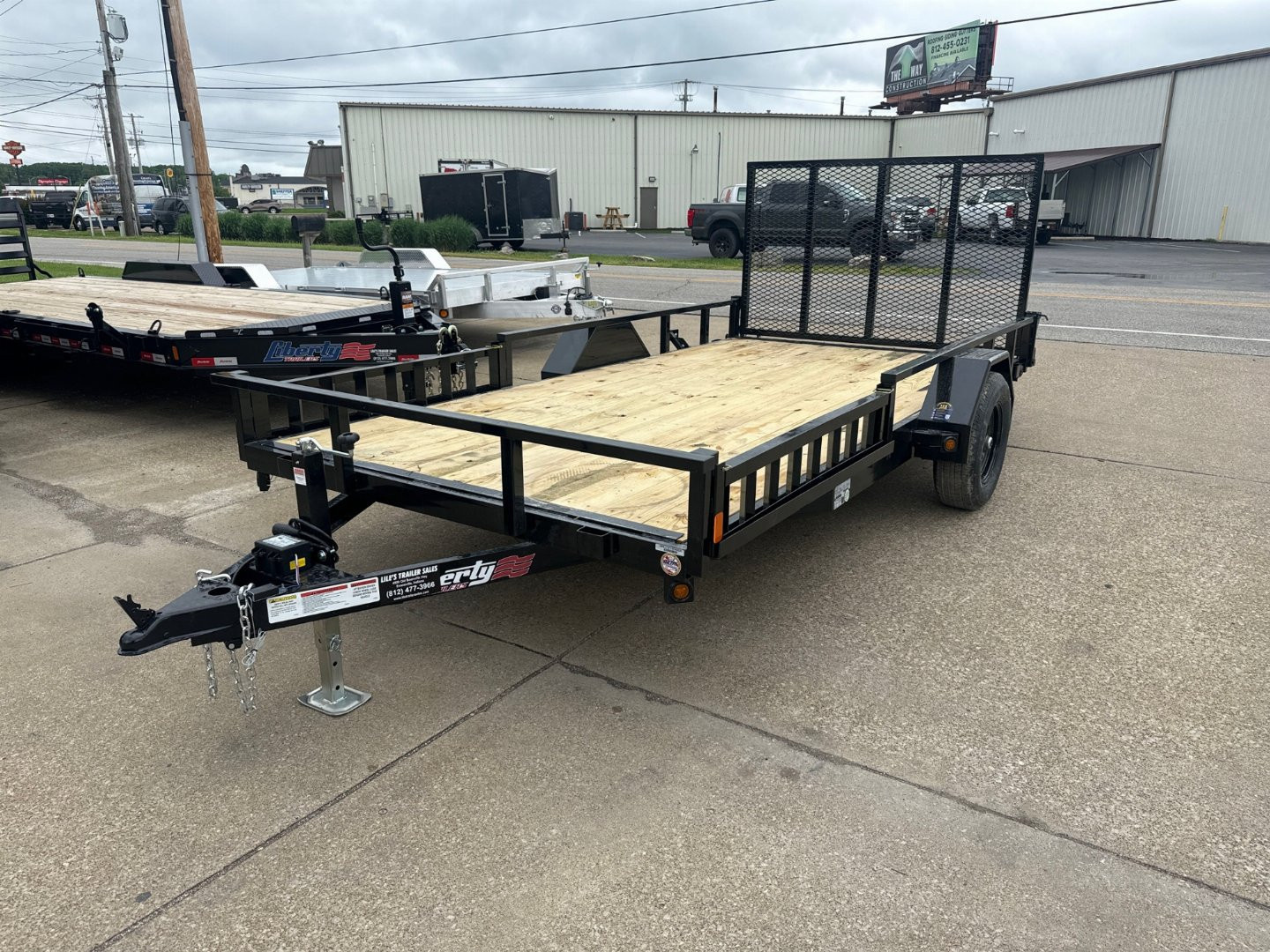 New 2025 Liberty Trailers 83x14 5K Rated Utility w/Brakes and ATV Ramps