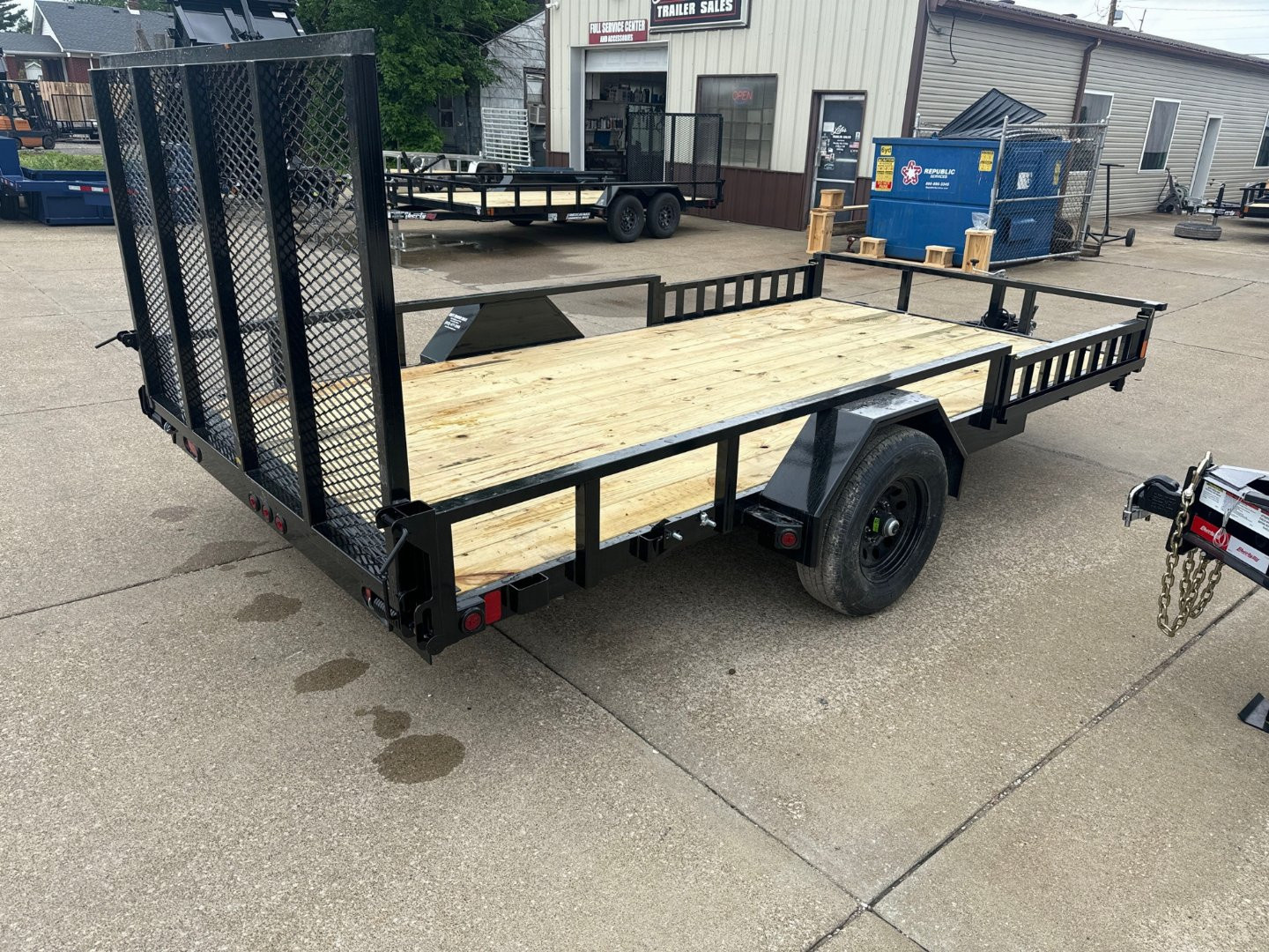 New 2025 Liberty Trailers 83x14 5K Rated Utility w/Brakes and ATV Ramps