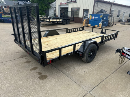 New 2025 Liberty Trailers 83x14 5K Rated Utility w/Brakes and ATV Ramps