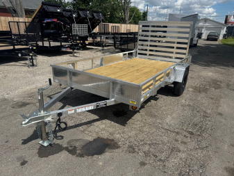 New 2025 Quality Aluminum 74x12 Aluminum Utility Trailer