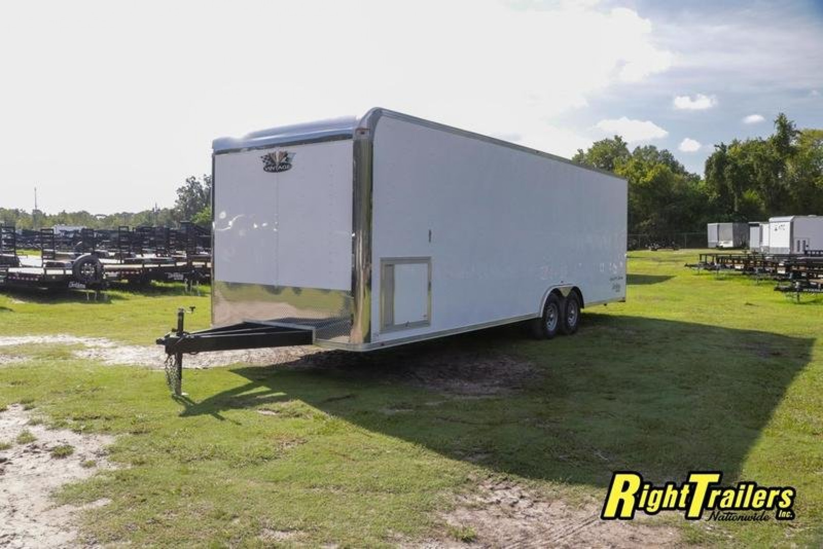 New 2022 8.5x28 Vintage Race Trailer OL828