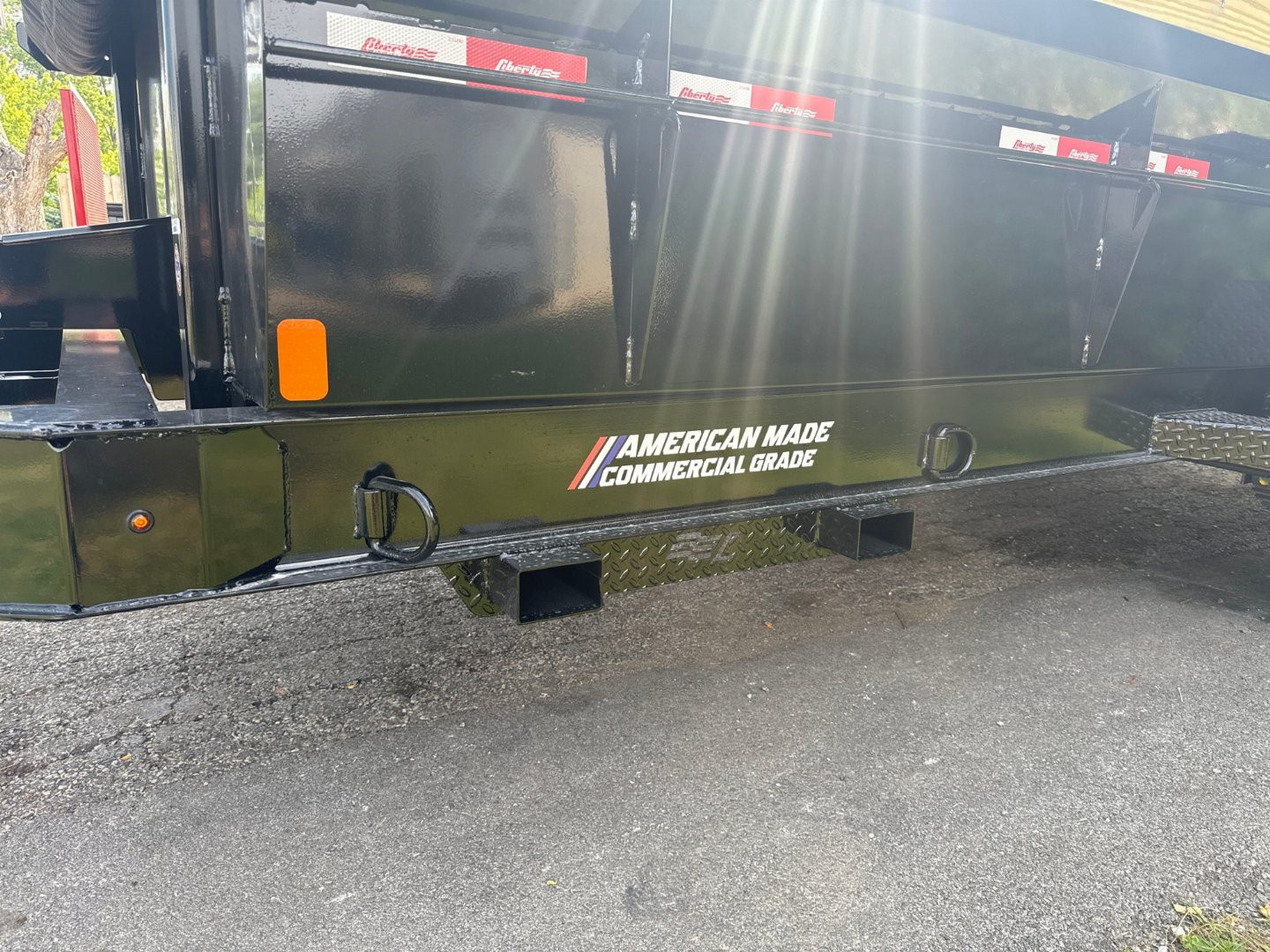 New 2025 Liberty Trailers 83x16 Dump 16K Rated Telescopic Lift