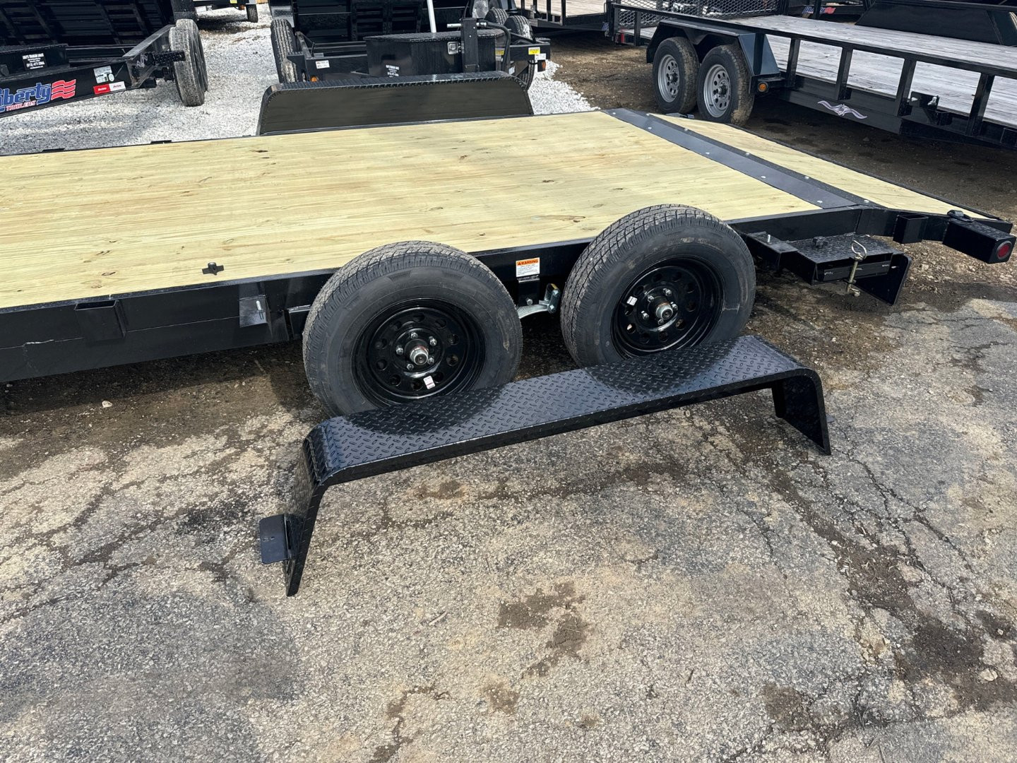 New 2025 Quality Steel 83x18 Car Hauler 7k Rated