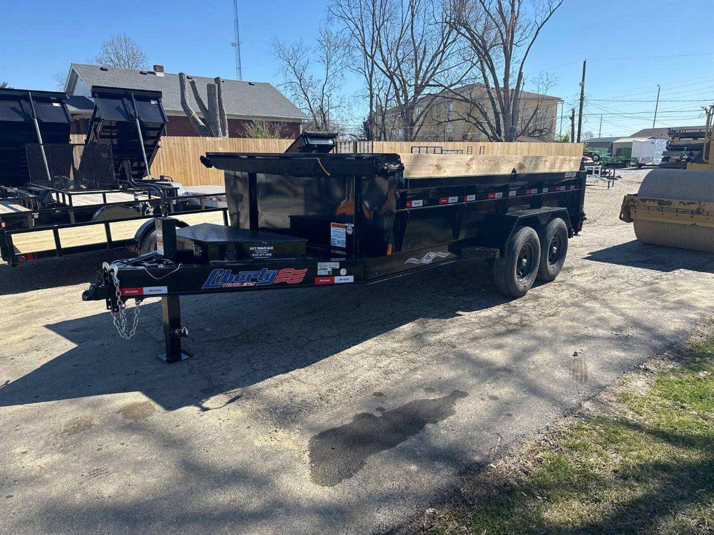 New 2026 Liberty Trailers 83x14 Dump 14k Rated Scissor Lift