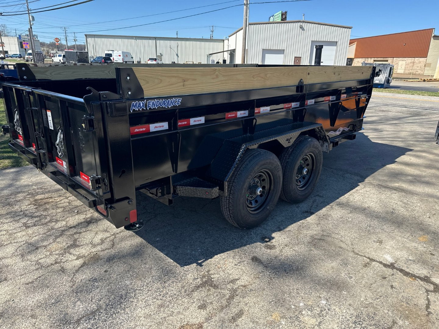 New 2025 Liberty Trailers 83x14 Low Pro Dump 14k Rated Telescopic