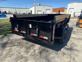 New 2025 Liberty Trailers 83x14 Low Pro Dump 14k Rated Telescopic