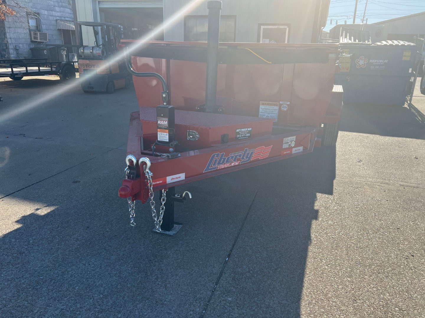 New 2025 Liberty Trailers 83x14 Low Pro Dump 14k Rated