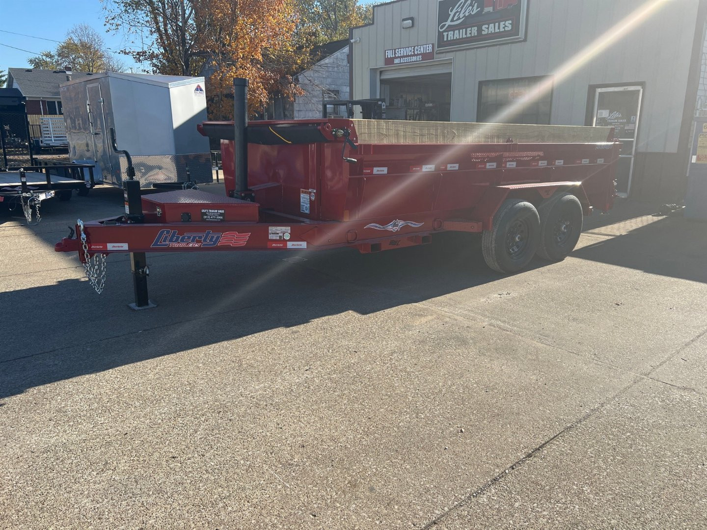 New 2025 Liberty Trailers 83x14 Low Pro Dump 14k Rated