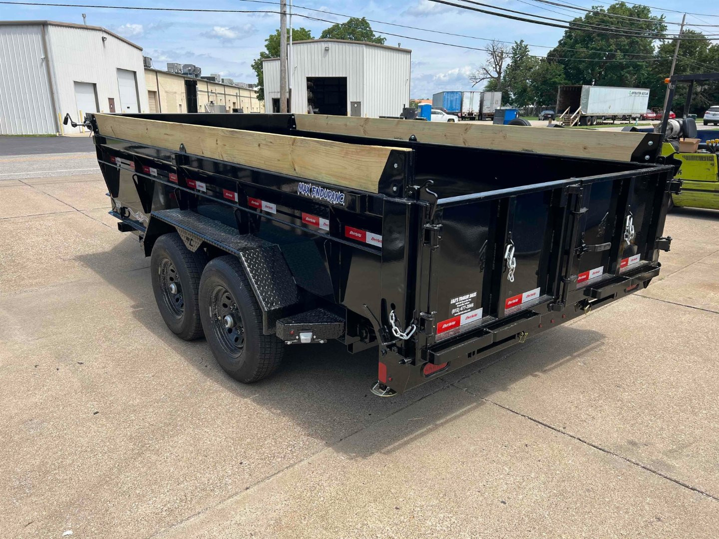 New 2025 Liberty Trailers 83x14 Dump 14k Rated Telescopic