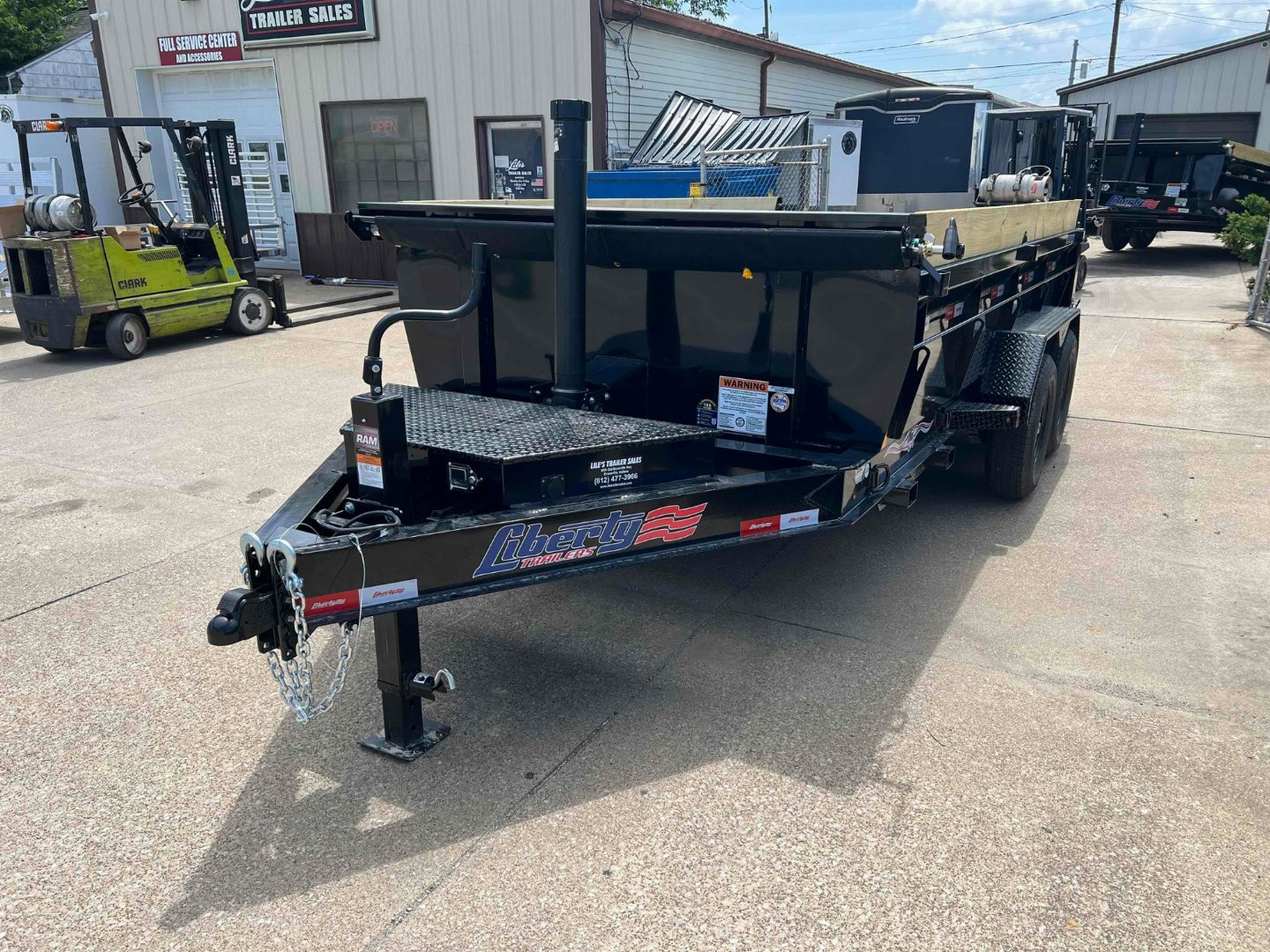 New 2025 Liberty Trailers 83x14 Dump 14k Rated Telescopic