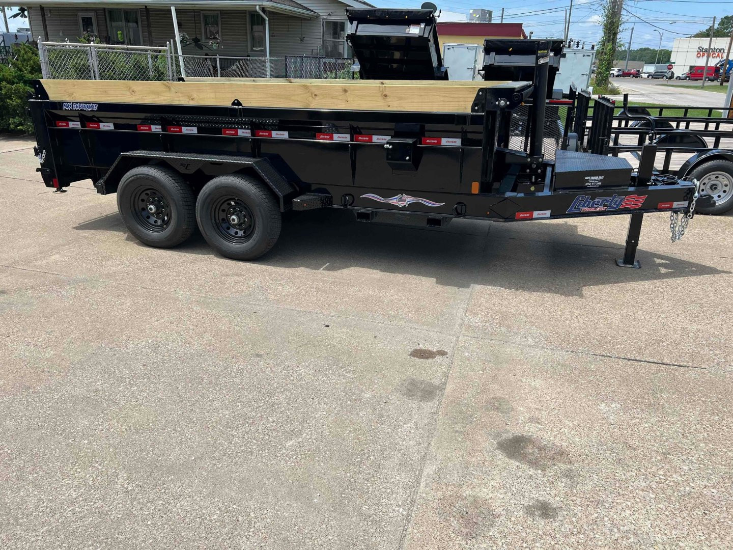 New 2025 Liberty Trailers 83x14 Dump 14k Rated Telescopic
