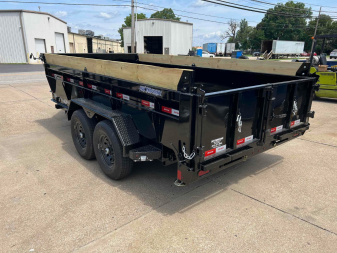New 2025 Liberty Trailers 83x14 Dump 14k Rated Telescopic