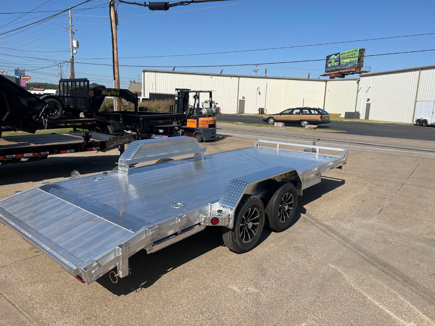 New 2026 Quality Aluminum 83x18 7K rated Car Hauler